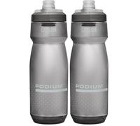 CamelBak PODIUM 710ml - bouteille de vélo - bouchon auto-fermant - étanche - sans BPA/BPS/BPF - nettoyage facile - utilisation facile - Smoke, taille: OS (Lot de 2)