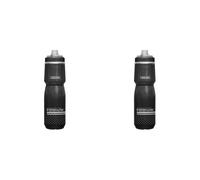 CamelBak Podium Chill 710ml - bouteille d'eau vélo - isolation à double paroi - polypropylène Trutaste - débit élevé - fermeture auto-obturante - ajustement optimisé pour cage - Black, taille: OS
