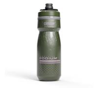 CamelBak Podium Chill Bouteille d'eau isotherme pour vélo 621 ml - Facile à presser - S'adapte à la plupart des cages de vélo, fougère profonde