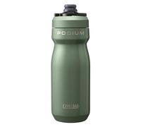 CamelBak Podium Insulated Steel 530ml bouteille d'eau vélo - 18/8 acier inoxydable - isolation sous vide à double paroi - débit élevé - étanche - léger - Moss, taille: OS
