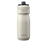 CamelBak Podium Insulated Steel 530ml - bouteille d'eau vélo - acier inoxydable 18/8 - isolation sous vide à double paroi - débit élevé - étanche - facile à nettoyer - Stone, taille: OS