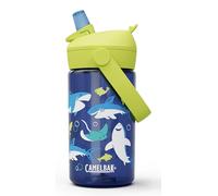 CamelBak THRIVE FLIP STRAW KIDS 415 ml - bouteille de sport - étanche - pour enfants - facile à manipuler - idéal pour les déplacements - Sharks And Rays, taille: OS