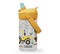 CamelBak THRIVE FLIP STRAW KIDS 415 ml - bouteille de sport - étanche - taille adaptée aux enfants - fermeture facile à boire - idéal pour les déplacements - Tractors And Trees, taille: OS