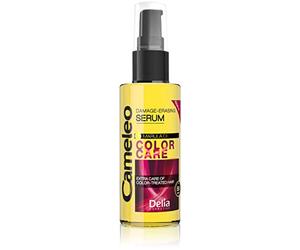 Cameleo Sérum capillaire à l'huile de Marula - Sérum de soin des couleurs pour cheveux abîmés, secs, décolorés - pour cheveux mouillés et secs - sans rinçage - sans paraben - 55 ml