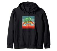 Caméléon Arc-en-Ciel Coloré Mignon Nature Reptile Nature Sweat à Capuche