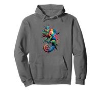 Caméléon arc-en-ciel Sweat à Capuche