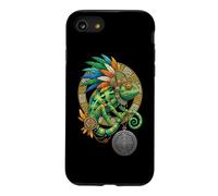 Caméléon aztèque Mexique Civilisation Ancienne tribale aztèque Coque pour iPhone SE (2020) / 7/8