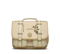 Cameleon Cartable scolaire Beige 38cm Vintage Fantasy avec 2 compartiments - Idéal pour l'école primaire et la rentrée scolaire en CP, CE1 et CE2 pour fille et garçon