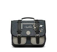 Cameleon Cartable scolaire du CP au CE2 Gris 38cm Vintage Urban avec 2 compartiments - Idéal pour l'école primaire pour fille et garçon