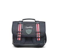 Cameleon Cartable scolaire maternelle et CP Bleu 35cm Vintage Urban avec 2 compartiments - Idéal pour l'école primaire et la rentrée scolaire pour fille et garçon