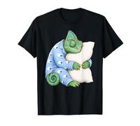 Caméléon Dormant dans Un Pyjama Mignon T-Shirt