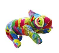 Caméléon en peluche pour chien, peluche pour chien avec son, peluche caméléon qui couine pour chien - Jouet sonore d'intérieur pour mâcher et dresser interactivement pour arrière-cour, chambre à