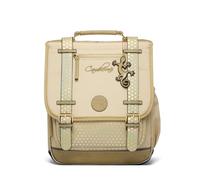 Cameleon Grand sac à dos (CM1/CM2) Beige 39cm Vintage Fantasy avec 2 compartiments - Idéal pour l'école primaire et la rentrée scolaire en CM1 et CM2 pour fille et garçon