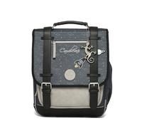 Cameleon Grand sac à dos Gris 39cm Vintage Urban avec 2 compartiments - Idéal pour l'école primaire et la rentrée scolaire en CM1 et CM2 pour fille et garçon