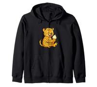 Caméléon Ice Cream Zoo Animal Lover Kawaii Garçons Filles Enfants Sweat à Capuche