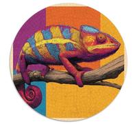 Caméléon Illustration Cadeau Unique Décoration Intérieure Jeu ÉduChatif Challenge Toy Adultes & Enfants des 14 Ans 1000pcs (67.5x67.5cm)