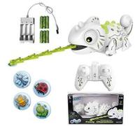 Caméléon intelligent robotique peut manger des aliments Fonction jouet mignon Animaux électroniques G