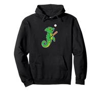 Caméléon joue au baseball Sweat à Capuche