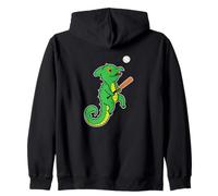 Caméléon joue au baseball Sweat à Capuche