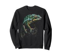 Caméléon Lézard Forêt Faune Nature Caméléon Sweatshirt