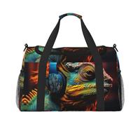 Cameleon Listen Sac de voyage pliable imperméable léger avec bandoulière Motif musique