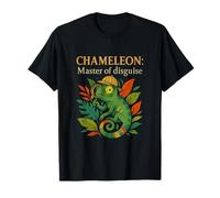 Caméléon Master of Disguise Reptile Humour fantaisie T-Shirt
