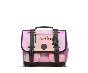 Cameleon Petit cartable scolaire maternelle/CP Rose 35cm Vintage Fantasy avec 2 compartiments - Idéal pour l'école primaire et la rentrée scolaire en CP pour fille et garçon