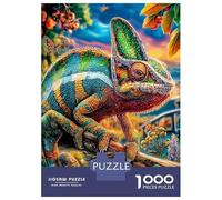 Caméléon Puzzle 1000 Pièces Difficile Puzzles pour Adults DIY Jigsaw Puzzle Casse-tête De Jeu Familial Jouets De Défi 52x38cm/1000pcs