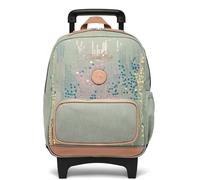 Cameleon Sac à dos scolaire à roulettes Rose enfant 14L Ligne Vintage Fantasy Intérieur 2 compartiments. Idéal pour l'école primaire : le CM1 et CM2. Pour fille et garçon