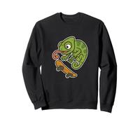 Caméléon Skate Funny Cartoon Sweatshirt
