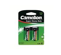 4 Camelion C batteries R14P Long Life super heavy duty 1.5V UM2 2500mAh 2BL Neuf