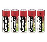Camelion Piles alcalines LR1 (N) 11000501 - 1,5 V 750 mAh - Lot de 5 - Lady argent