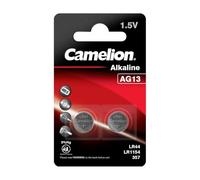 Camelion 12000213 Pack de 2 Piles Bouton Alkaline AG13/LR44/357 1,5 V
