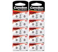 Camelion 12001004B20 Plus Lot de 20 Piles Bouton alcalines AG4 LR66 LR626 377