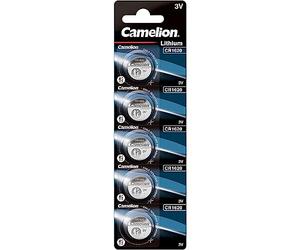Camelion 13005620 Lithium Knopfzelle CR1620, 3V, 5er Blister