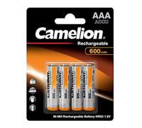 Lot de 4 Piles Micro Ni-MH 600 mA 1,2 V