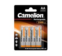 Camelion 17025406 Batterie rechargeable 4 accus R06 / AA / 2500 mAh sous blister