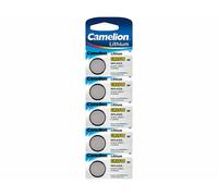 5 Piles CR2016 / 5000LC Camelion Bouton Lithium 3V