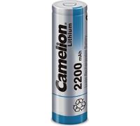 Camelion AA batterie lithium-ion 3.7V 2200mAh ICR18650F-22 Flattop