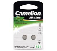 Camelion | AG1/LR60/LR621/364 | Pile bouton alcaline | 2 pcs.