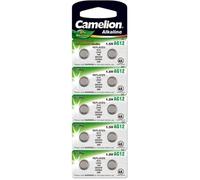 Camelion AG12 LR43 Lot de 10 Piles Bouton alcalines 1,5 V[470]