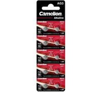 Camelion AG3 Lot de 10 piles bouton 1,5 V AG3LR41GP92A392SR41W 657