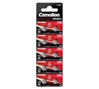Camelion Alkaline Button Cells, AG5 / G5 / LR754 / LR48 / 193 / SR754W / GP93A / 393, 1.5V - 10 pieces by Camelion