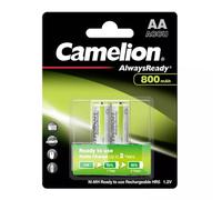 Camelion 17408203 Pack de 2 Piles rechargeables Always Ready NiMH HR03 AAA 800 mAh