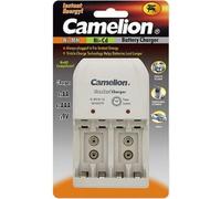 Camelion | BC-0904S | Wtykowa ładowarka akumulatorów | 2x lub 4xNi-MH AA/AAA lub 1-2x 9V Ni-MH