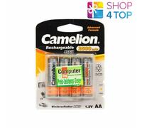 Camelion HR6 AA 2500mAh Boîte Piles Rechargeables, 4 Pièces