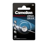 CAMELION Lithium Pile Bouton, CR1216 / DL1216 / 5034LC / E-CR1216, 3V - 1 pièces