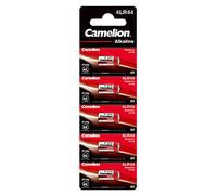 Camelion - Piles alcalines 4LR44 (1414A/A544) 6V - Sans mercure - Lot de 5