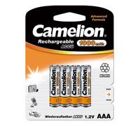 Camelion Piles rechargeables AAA (HR03) NiMH 1000 mAh - Pack de 4