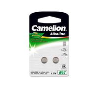 Camelion Piles boutons AG7 (LR927/395/195) Alcaline Sans mercure – Blister 2 unités
